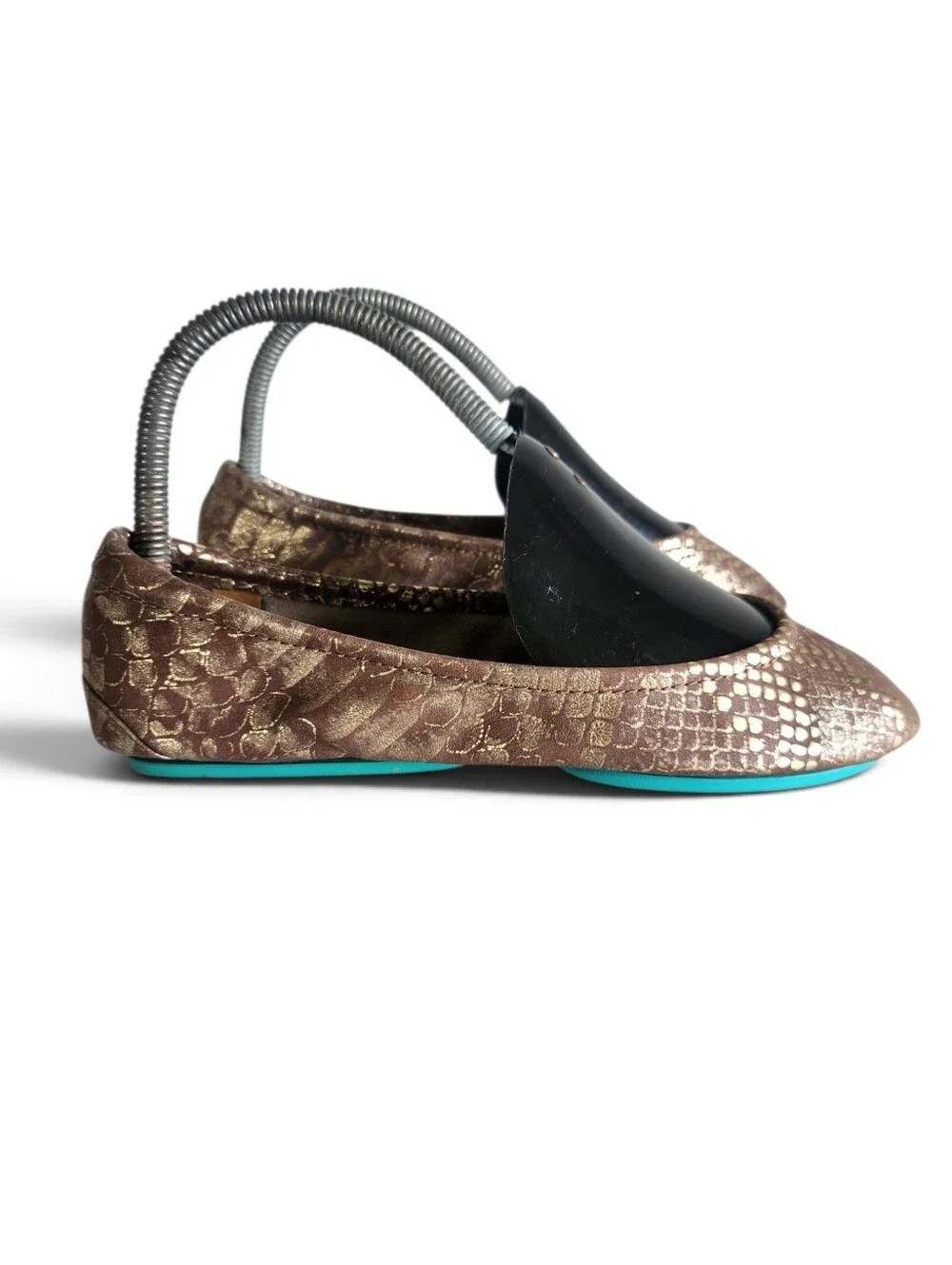 Tieks Wild Copper Ballet Flats Womens Size 6 Foldable Shoes